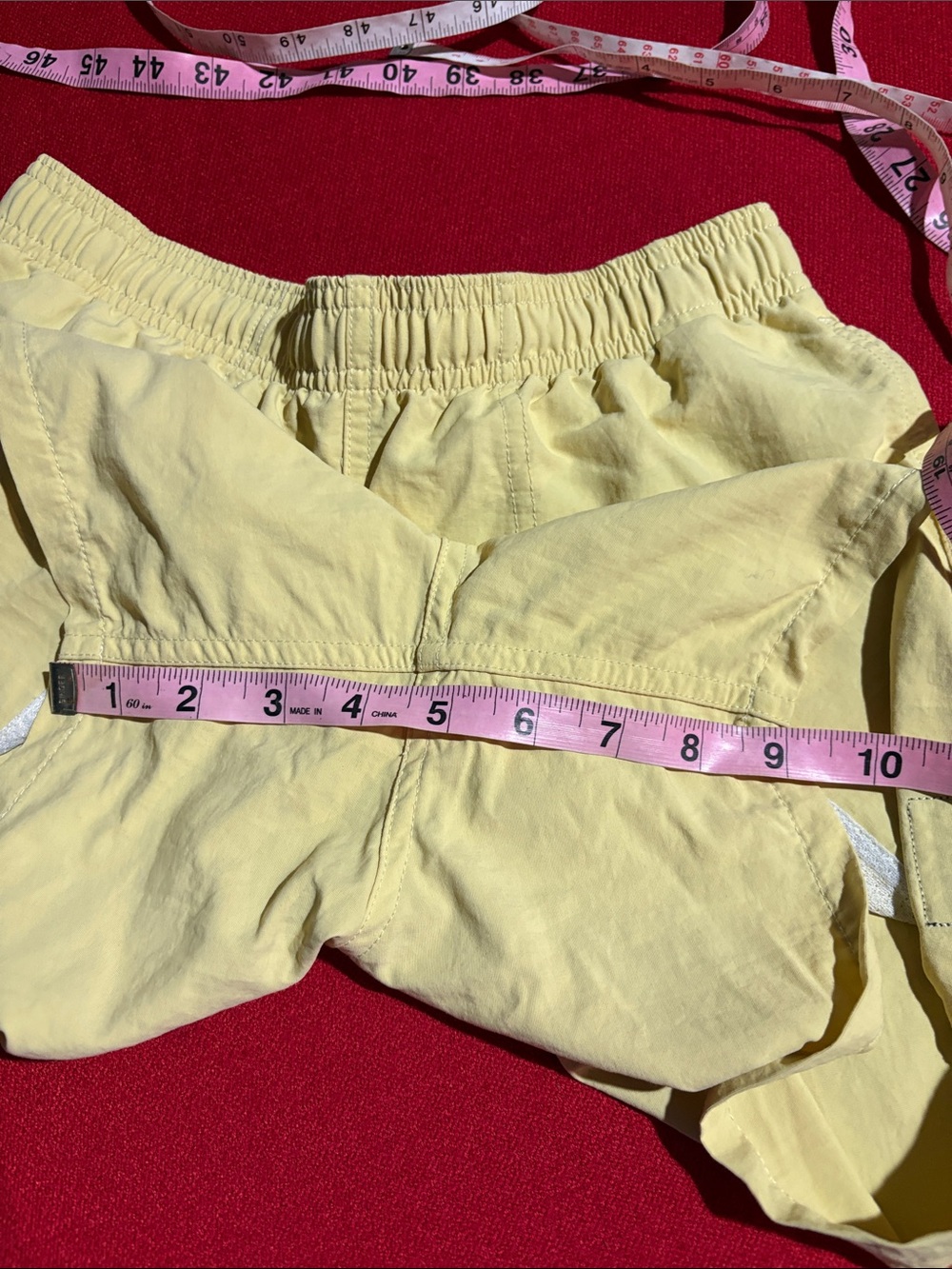 Patagonia Kids Baggies Shorts 5" Lined Milled Yellow Size XL 14 - Picture 12 of 12